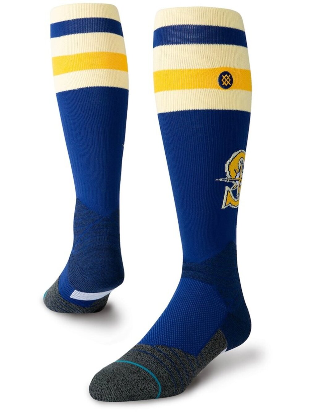 RARE/Stance Seattle Mariners Alternate Logo Diamond Pro Socks MEN'S MEDIUM NWT